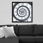 Wallity Reloj de Pared Decorativo Multicolor 45x45 cm